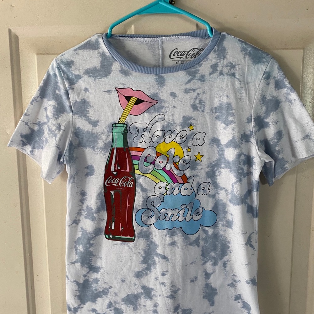 The dye retro look Coke tee